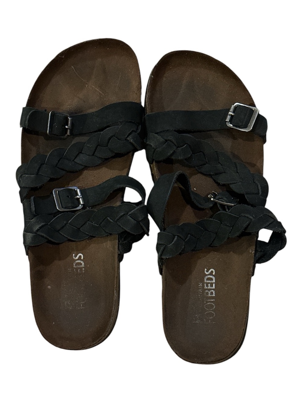 Women’s brown White Mountain Footbed Sandals size 11